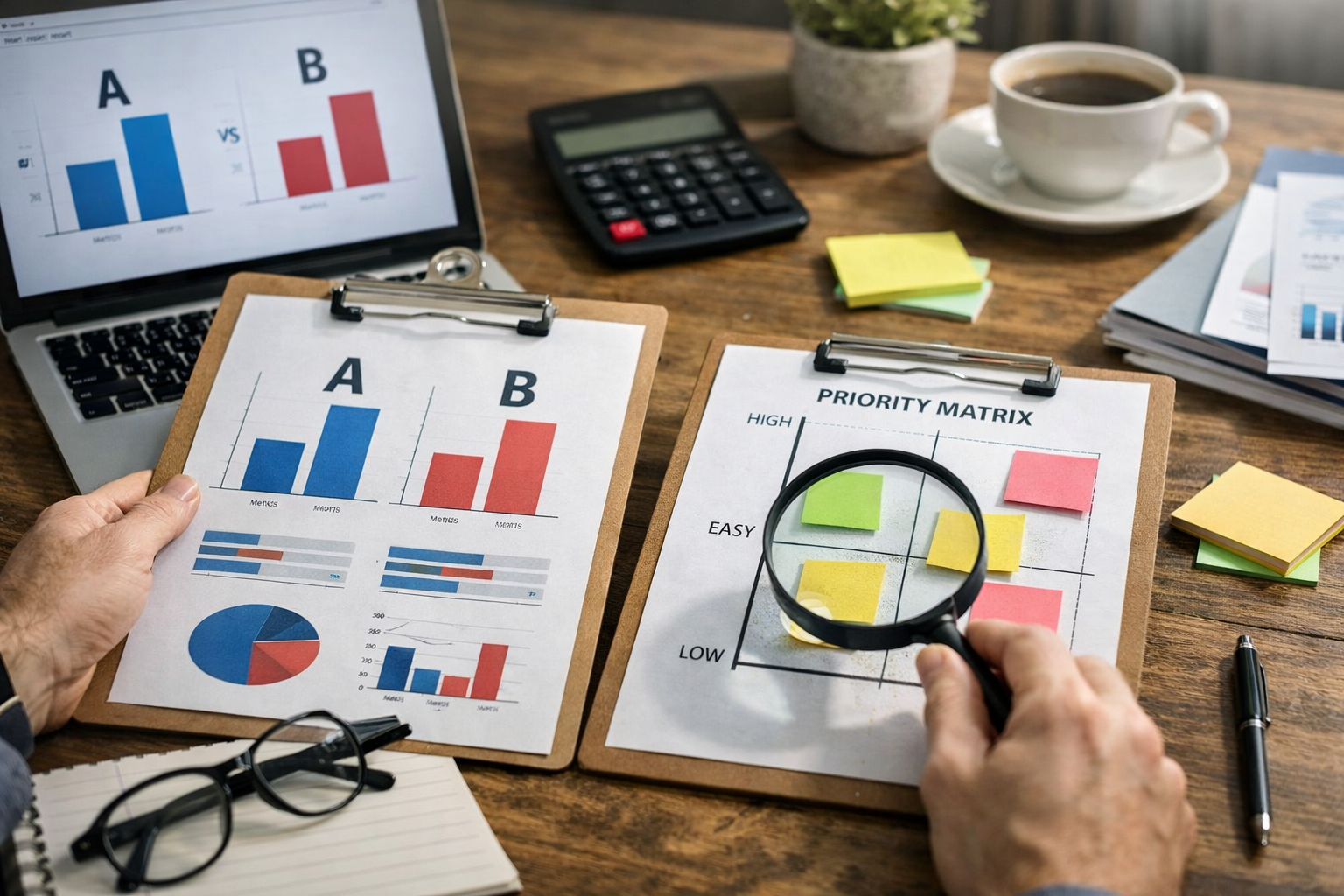 What to Test: A Priority Framework Reading Results Without Fooling Yourself