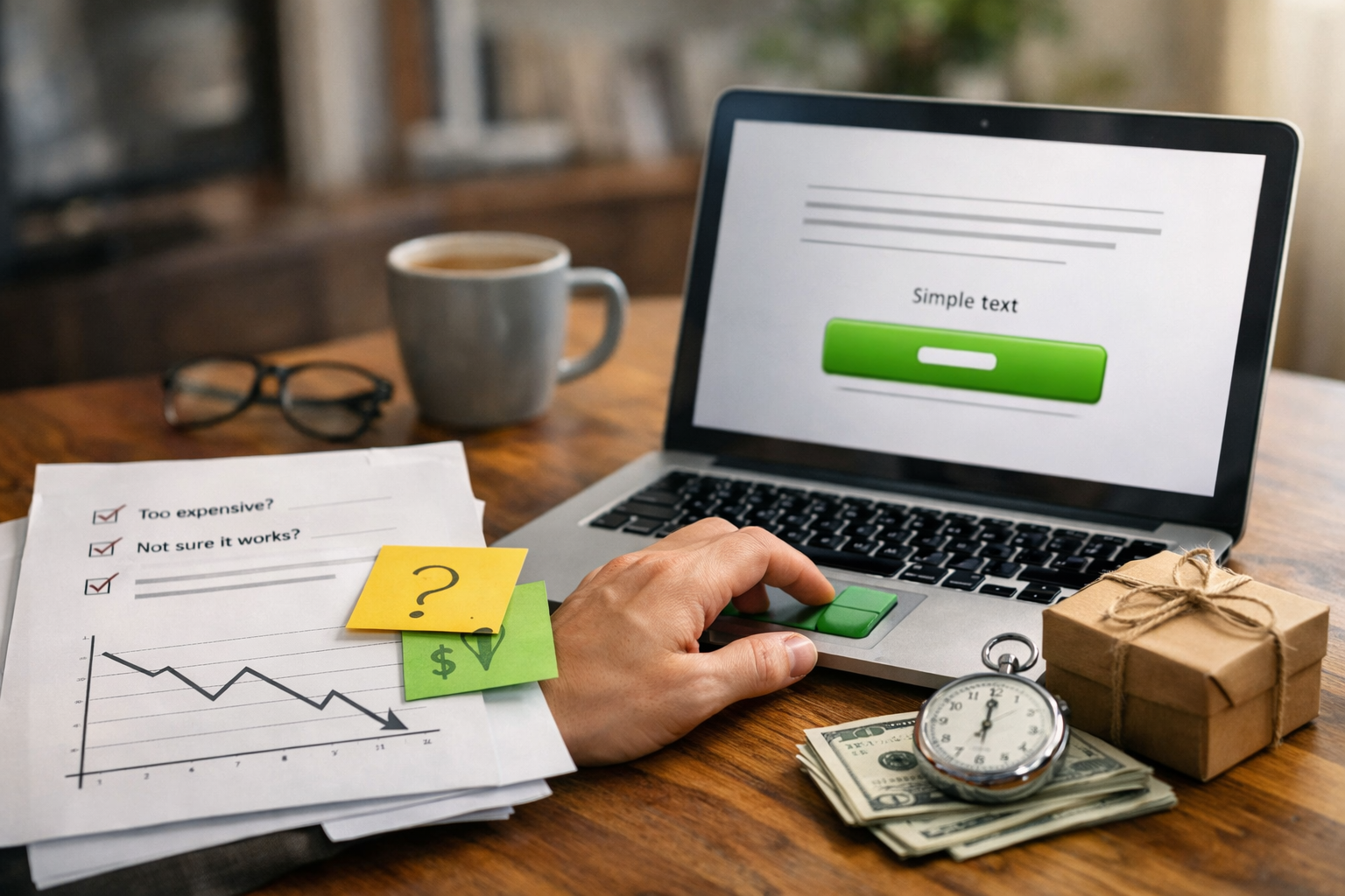 Handling Objections Before They Become Exit Clicks The Call to Action: Make It Specific and Low-Friction