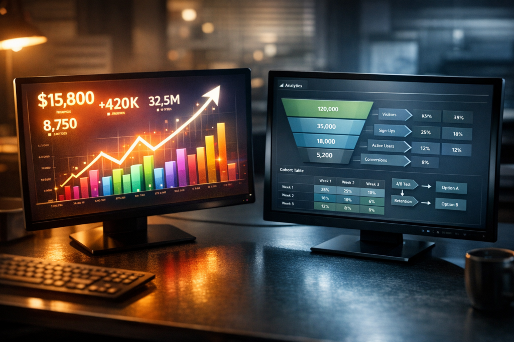 what is the difference between vanity metrics and actionable metrics