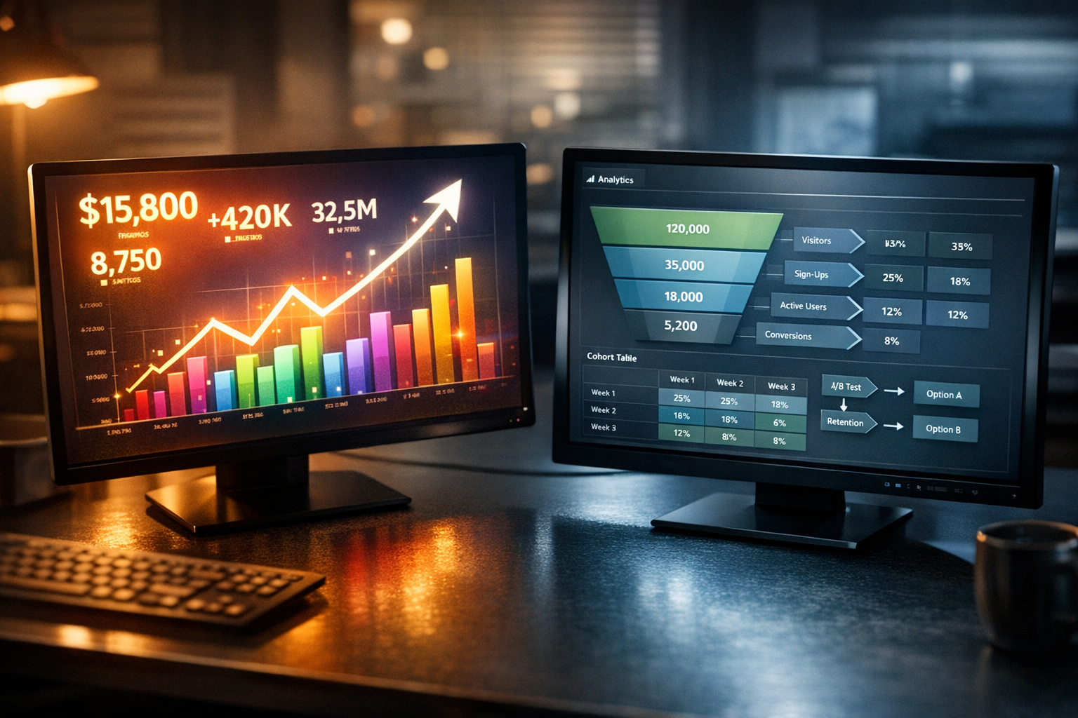 what is the difference between vanity metrics and actionable metrics