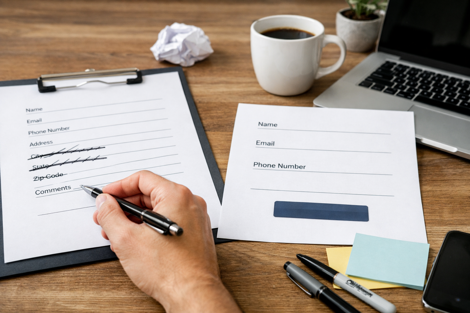Reduce the Number of Fields (But Not Blindly) Rewrite Your Form Headline and Button Text