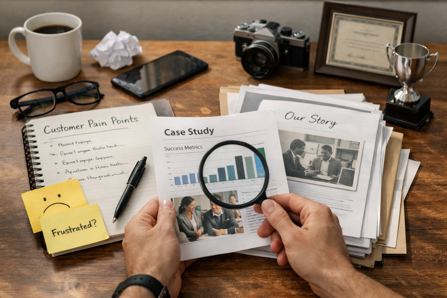 Start With the Reader's Problem, Not Your Origin Story Proof Belongs on the About Page, Not Just the Case Studies Section