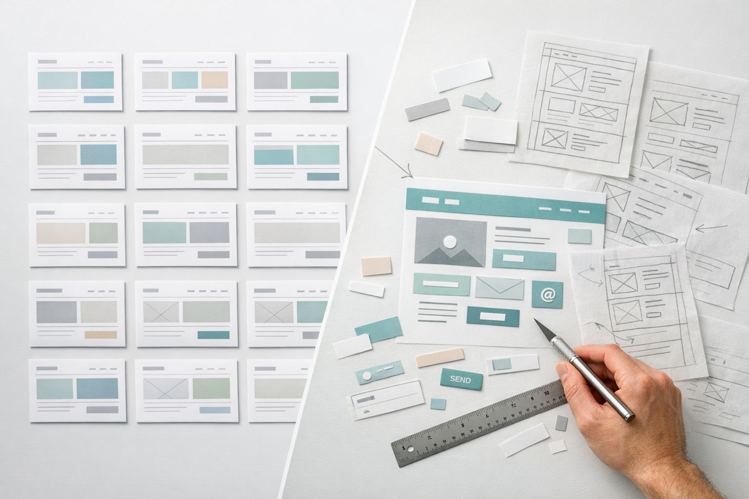 should i use a website template or custom design