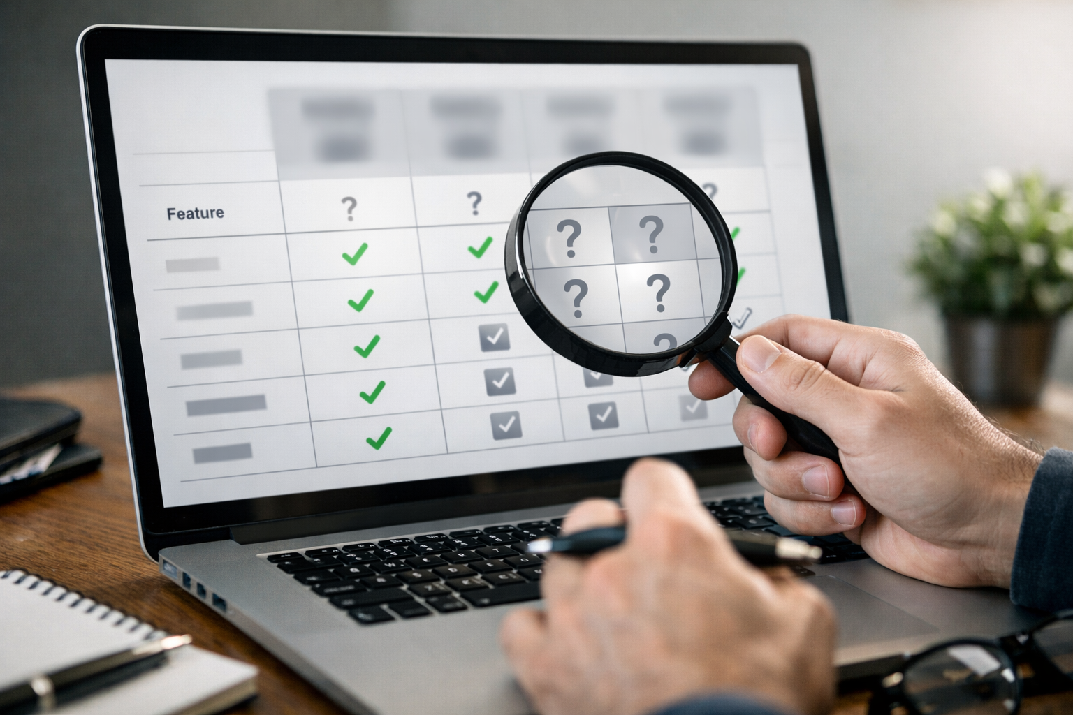 Feature Grids That Confuse Instead of Clarify Hiding the Price Doesn't Build Intrigue. It Builds Suspicion.