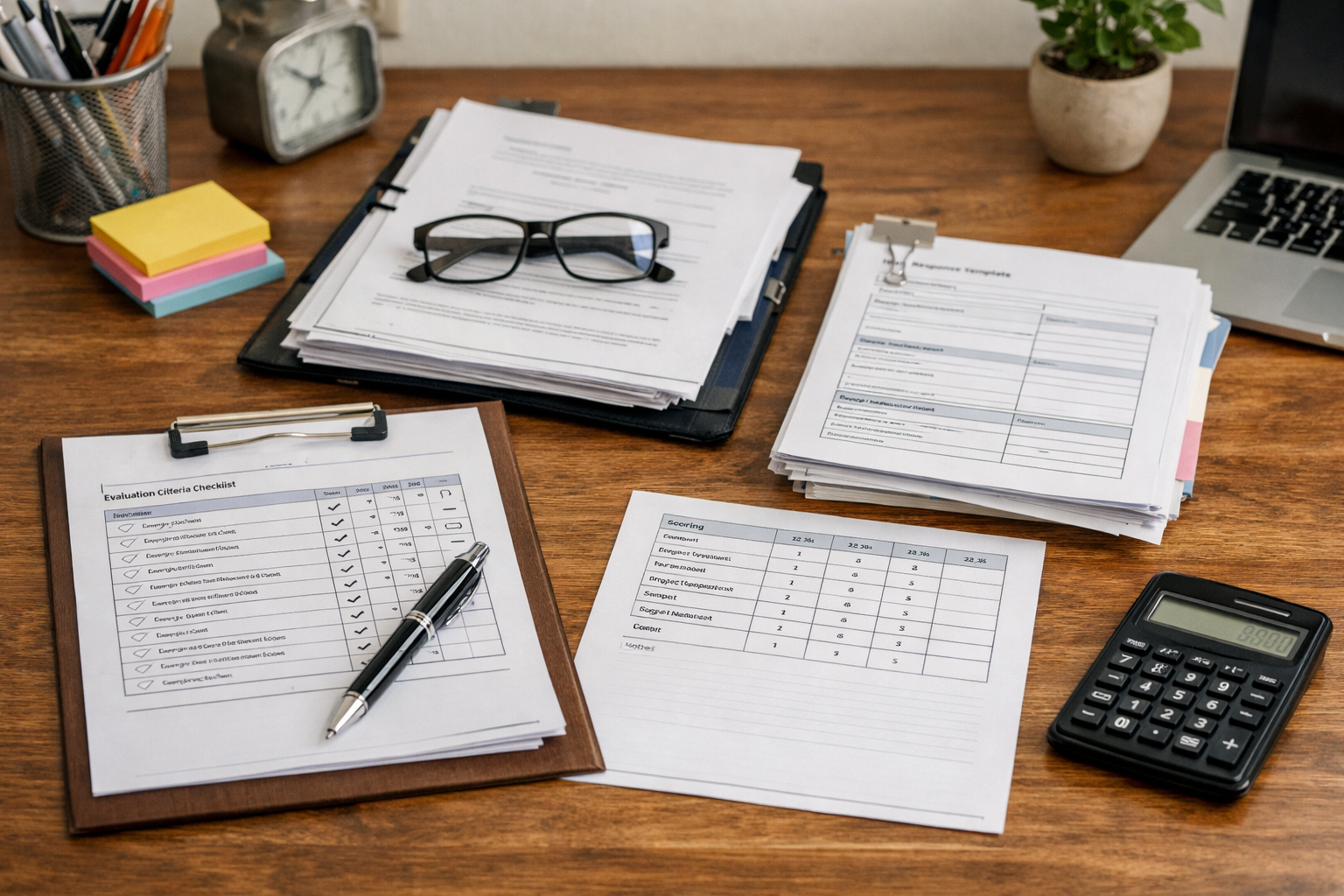 Define Your Evaluation Criteria and Process Structure the Response Format