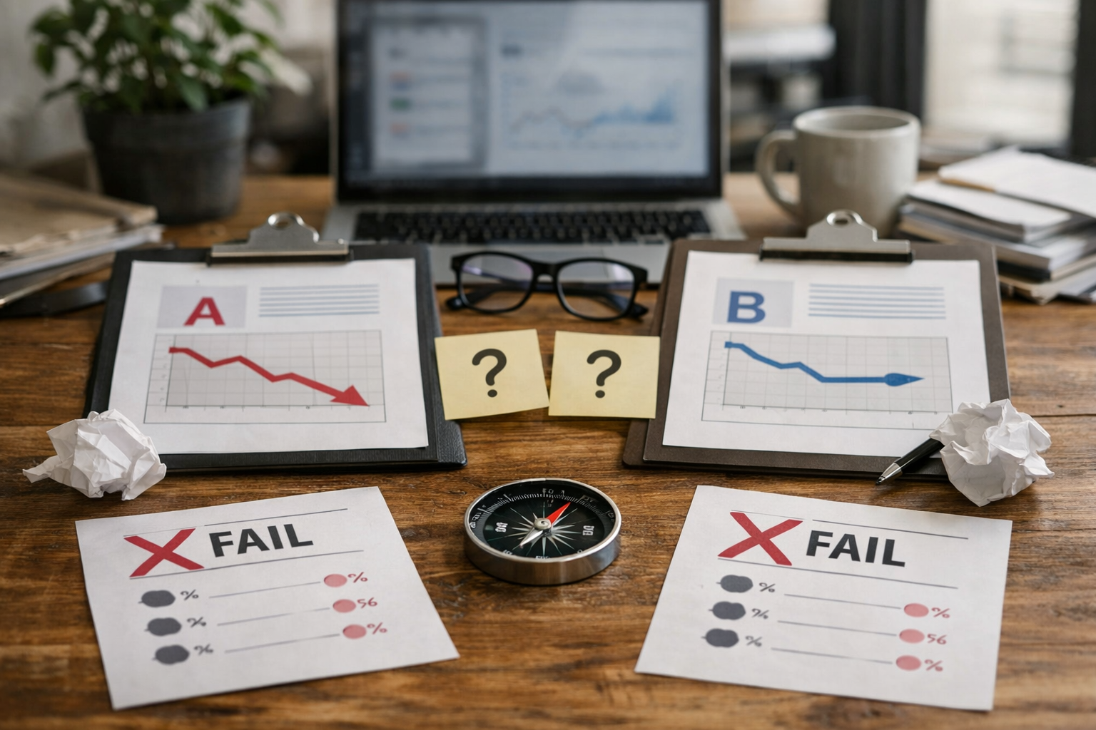 Most tests don't win, and that's not the tool's fault Why "no point of view" kills conversion before any test runs