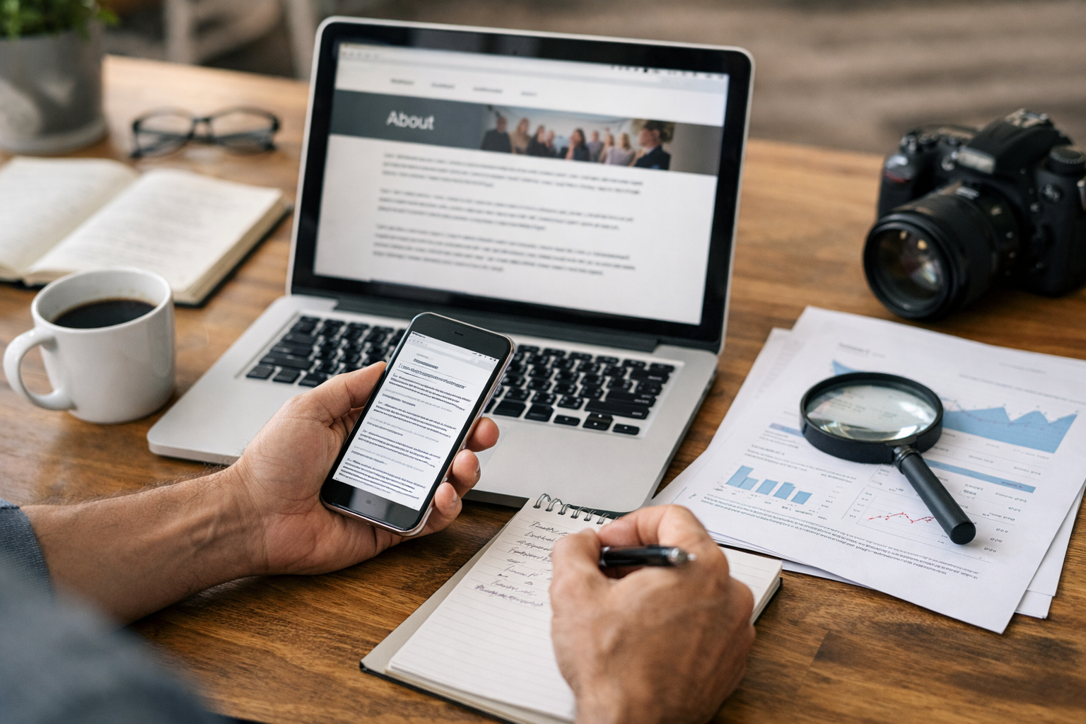 Who actually lands there, and what they are really checking Why most About pages fail the test